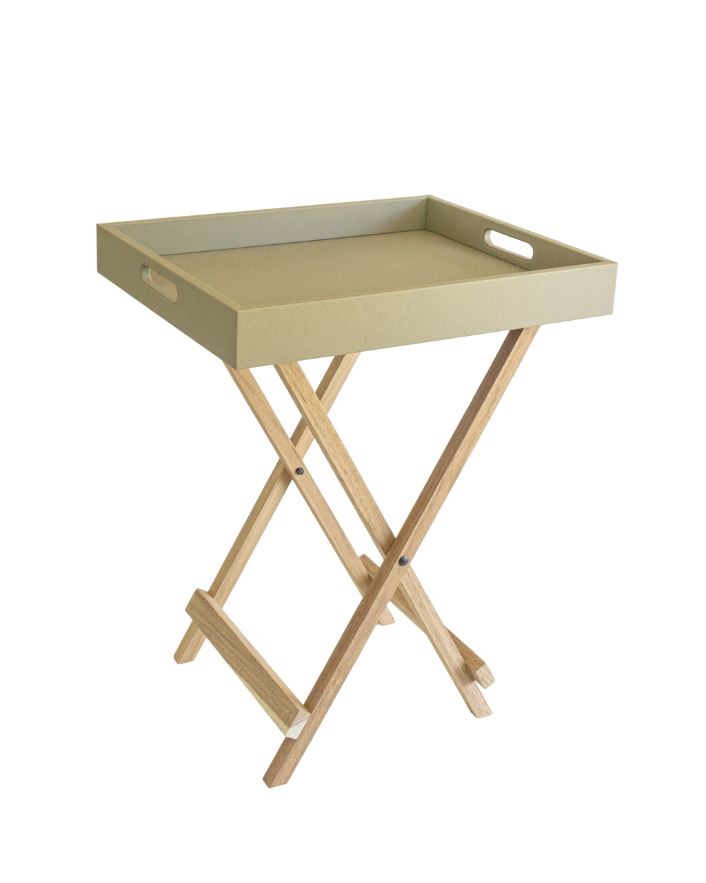 Charola con base de madera