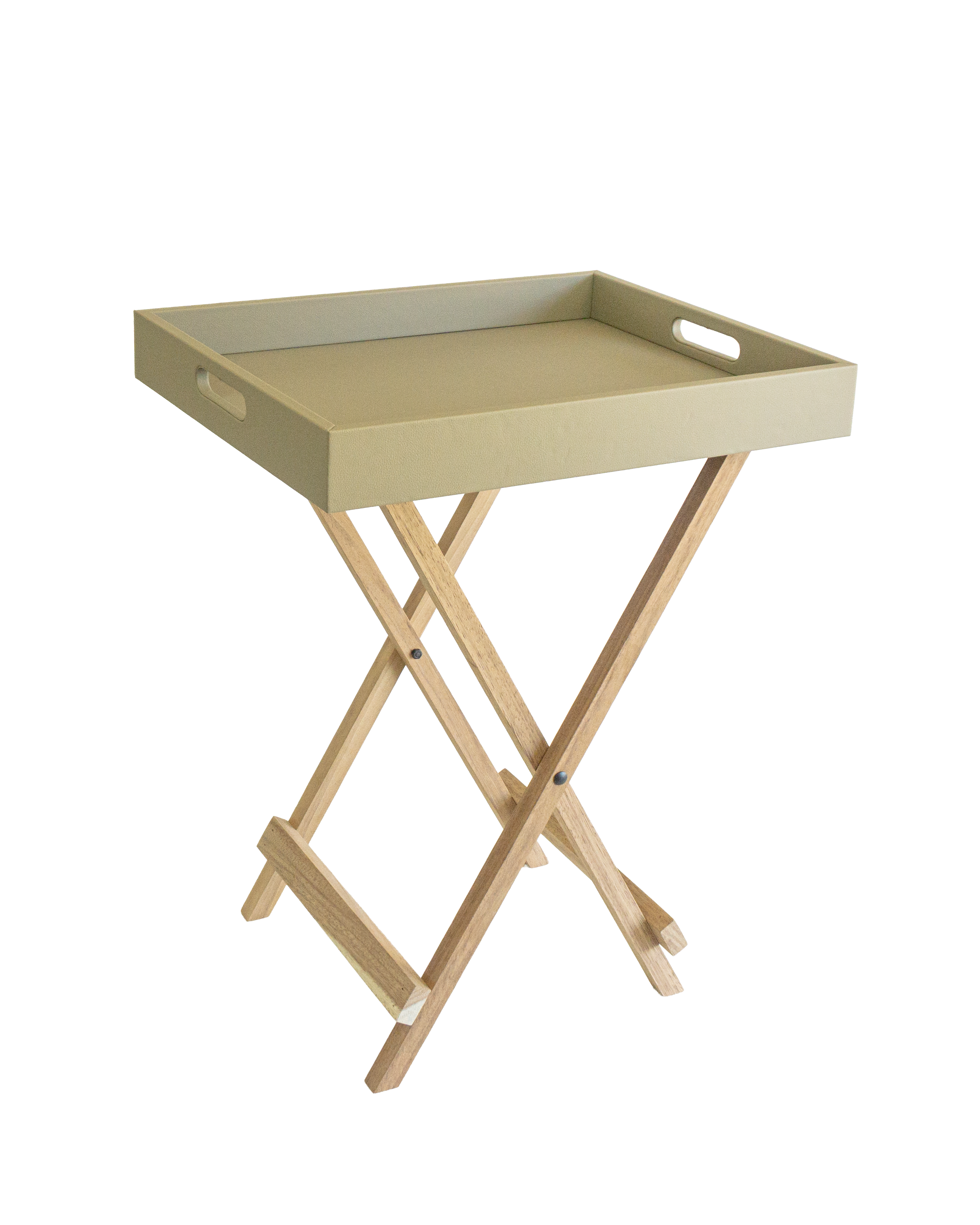 Charola con base de madera
