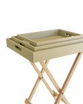 Charola con base de madera