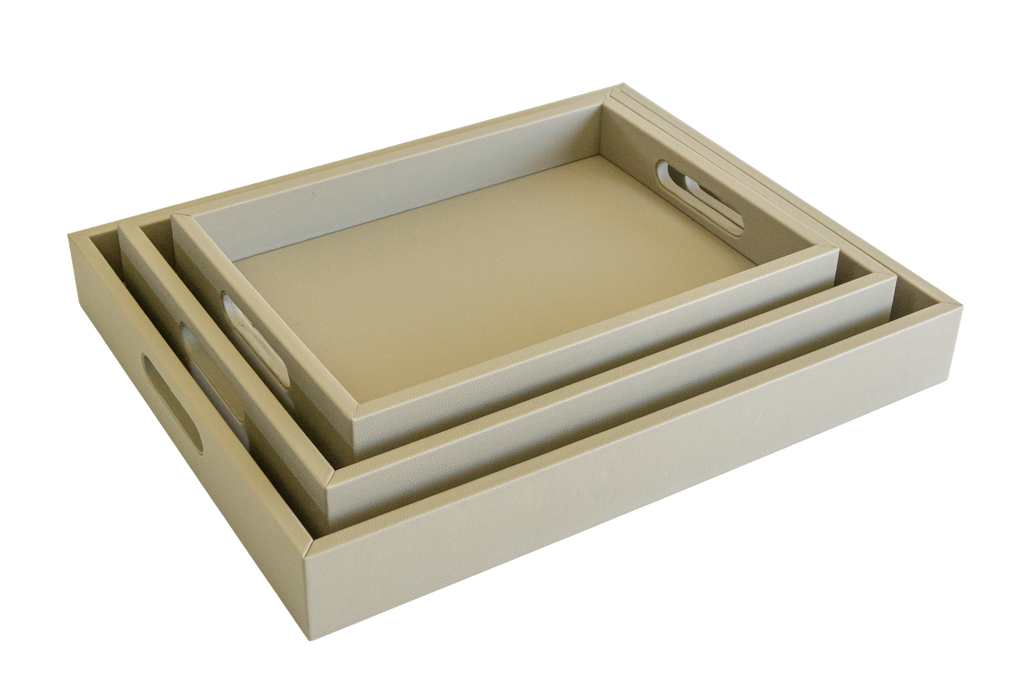Charola con base de madera