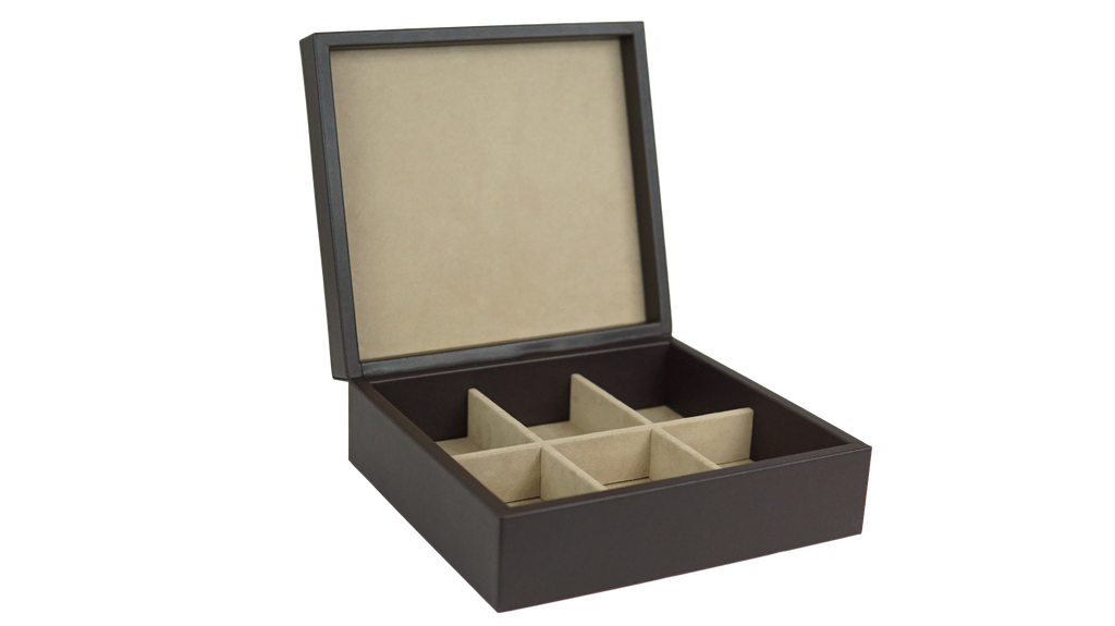 Caja para té Curpiel Sintética