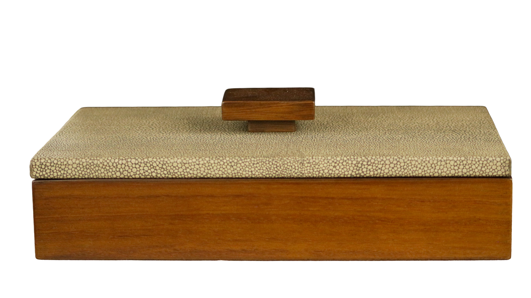Cajas Decorativas Piel Natural Acabado Mantarraya