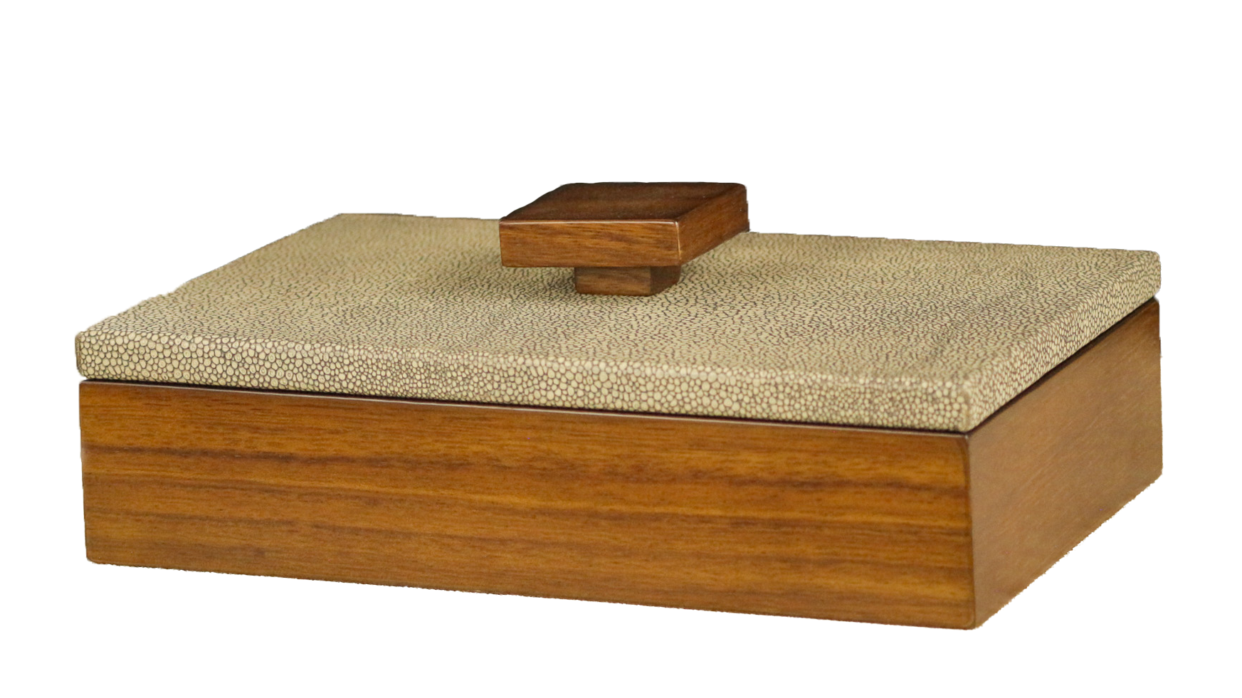 Cajas Decorativas Piel Natural Acabado Mantarraya
