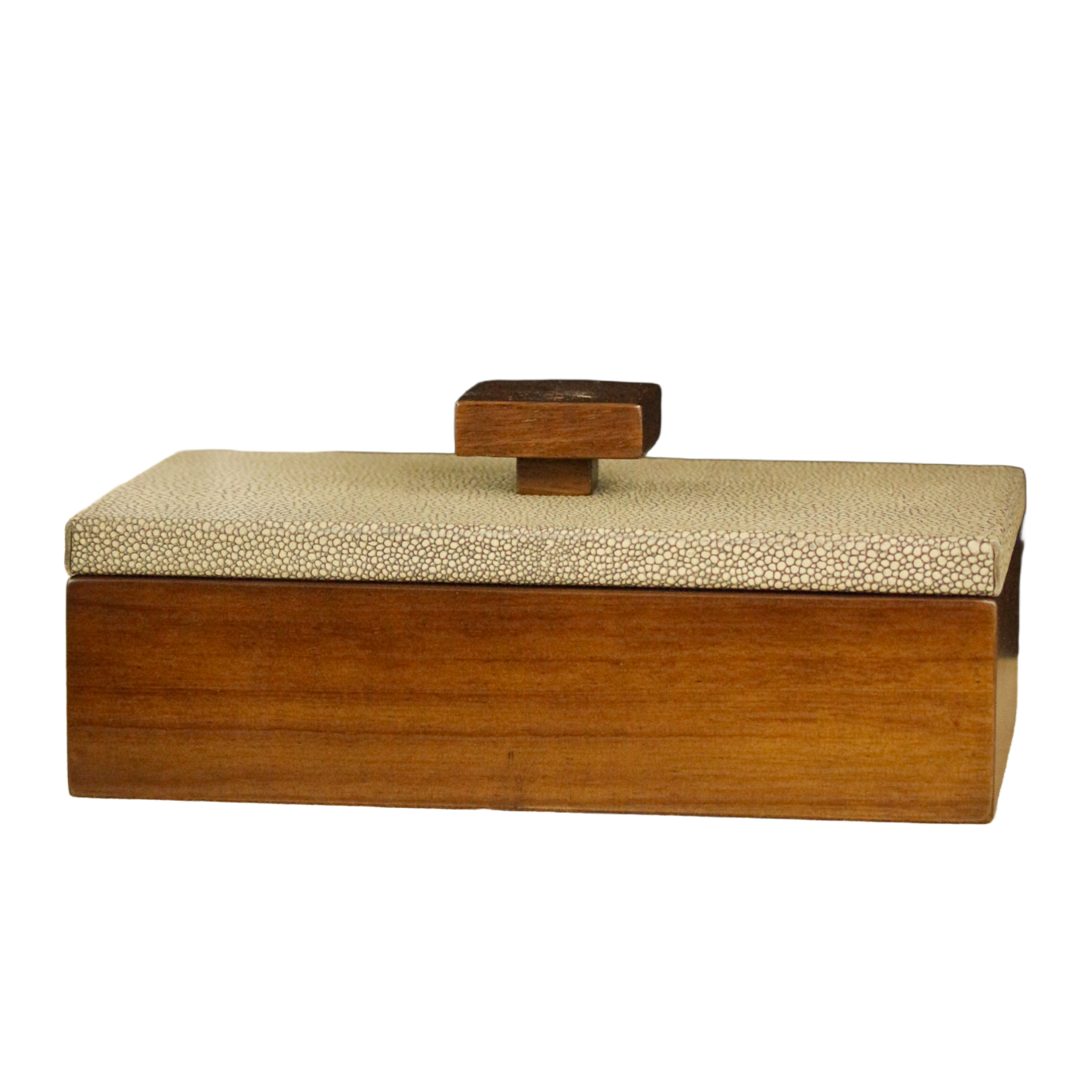 Cajas Decorativas Piel Natural Acabado Mantarraya